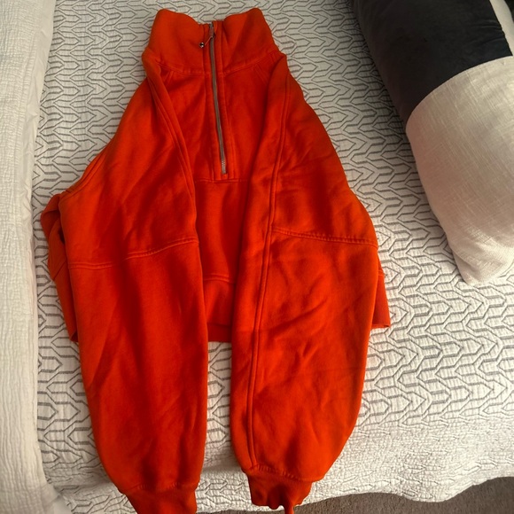 Bright Orange Lululemon Scuba xsmall/small - Picture 1 of 3